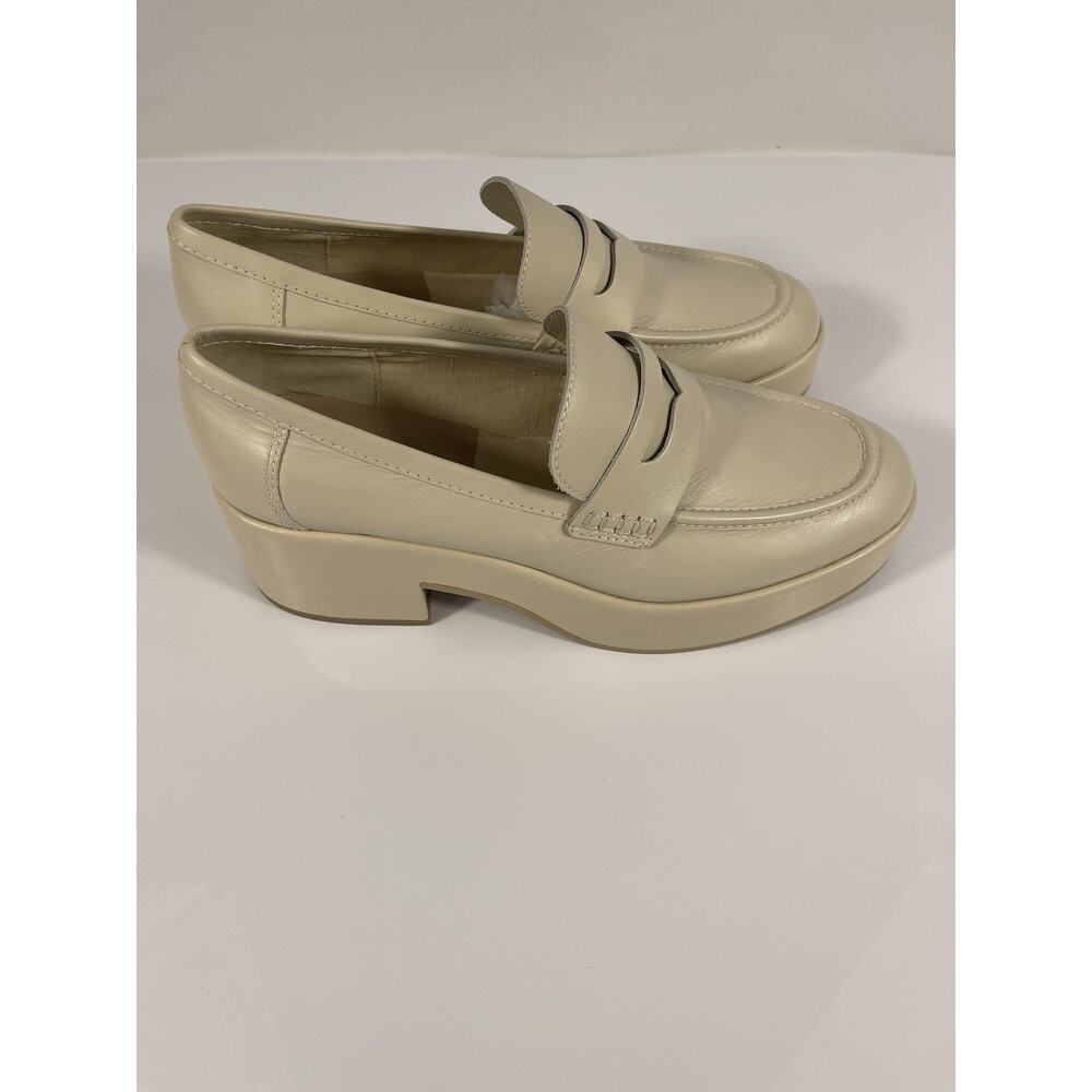 Dolce Vita Shoes Women's Size 9.5 Ivory White Platform Loafers Chunky Heel New - Picture 4 of 11